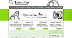 Desktop Screenshot of kempchen.cz